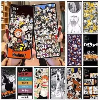 Мягкий чехол для Samsung Galaxy Note 20 Ultra 10 Plus Lite A50 A70 A20 A40 A20e 9 8 A60 A10e Funda, чехол для телефона Haikyu!! Аниме оболочка Samsung Note 8