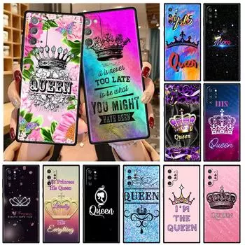 Мягкий чехол для Samsung Galaxy Note 20 Ultra 10 Plus Lite A50 A70 A20 A40 A20e 9 8 A60 A10e Funda Phone Cover Princess Mom Queen Samsung Note 8