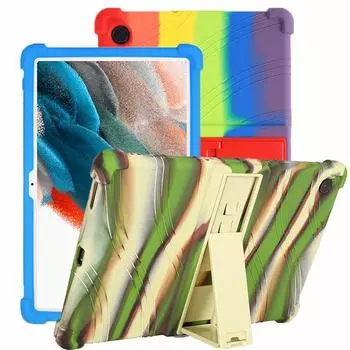 Мягкий чехол для Samsung Galaxy Tab A8 2021 2019 SM-X200 SM-X205 X200 S7 S8 A7 Lite 8,7 SM-T220 T225 S6 Lite 10,4, силиконовый чехол A7 Lite 8.7 SM-T220 красный