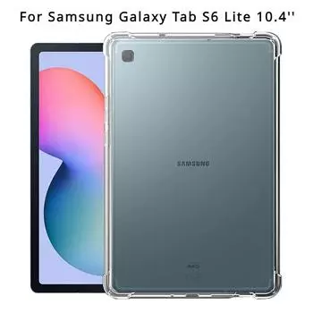 Мягкий чехол для Samsung Galaxy Tab S6 Lite 10,4 , противоударный чехол из термополиуретана с силиконовой подушкой безопасности для Samsung SM-P610 P615 P613 619 P620 P625 For SM-P620 P625 чистый