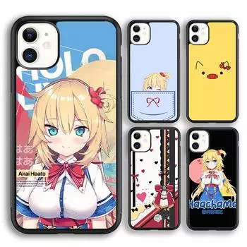 Мягкий чехол для телефона Akai Haato Haachama Hololive для iPhone 14 XR X XS Max 5S 6S 7 8 Plus SE 2020 11 12 13 Pro Max, мини-чехол для телефона iPhone 6plus