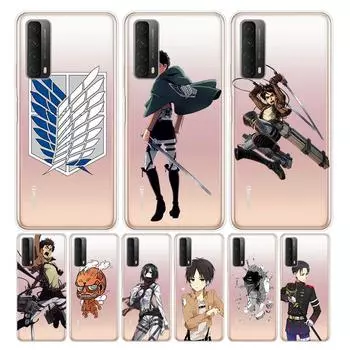 Мягкий чехол для телефона «Атака Титанов» для Huawei Y9S Y6S Y8S Y9A Y7A Y8P Y7P Y5P Y6P Y7 Y6 Y5 Pro Prime 2020 2019 Y5 2019