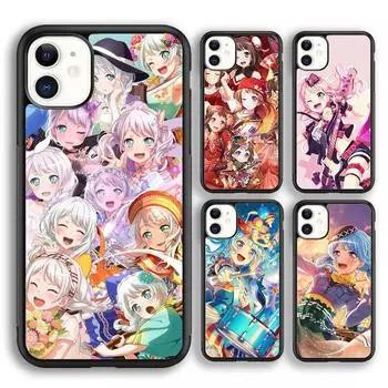 Мягкий чехол для телефона BanG Dream с аниме для iPhone 14 XR X XS Max 5S 6S 7 8 Plus SE 2020 11 12 13 Pro Max, мини-чехол для телефона iPhone 6plus