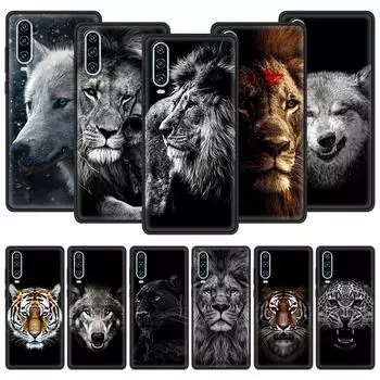 Мягкий чехол для телефона Cheetah Tiger Lion Animals для Huawei P30 Lite P50 Pro P20 P40 Lite EP Smart Z 2021 Y6 Y7 Y9 2019 Y6p Y9s Cover Huawei P20