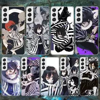 Мягкий чехол для телефона Demon Slayer Obanai Iguro для Samsung Galaxy S23 S22 Ultra S21 Plus S20 Fe S10 Lite S9 S8 + S10e S7 Edge Pattern Samsung S21