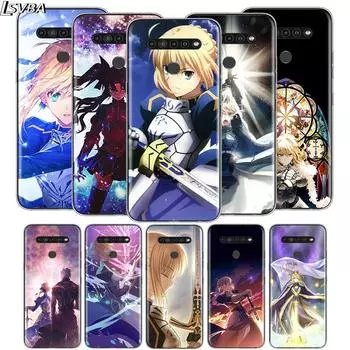 Мягкий чехол для телефона Fate Stay Night Saber для LG V60 V50S V50 G8X G8S G8 G7 ThinQ 5G K61 K51S K41S K30 K20 Q60 Q9 LG K20 2019