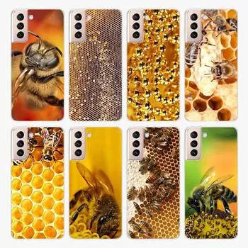 Мягкий чехол для телефона Golden Honeycomb для Samsung Galaxy S22 Pro S21 S20 FE Ultra S10 S10E Lite S9 S8 Plus S7 S6 Edge Samsung S22 Ultra