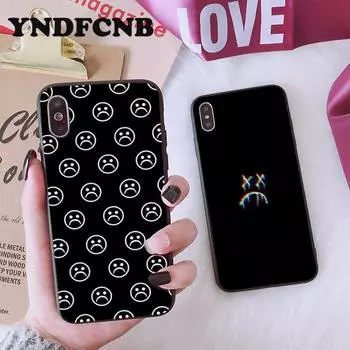 Мягкий чехол для телефона «Грустный мальчик со счастливым лицом» для iPhone 13 8 7 6 6S Plus X XS MAX 5 5S SE XR 11 11pro promax 6plus or 6s plus