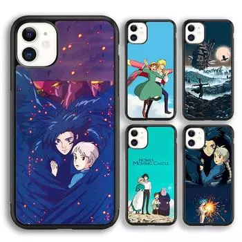 Мягкий чехол для телефона «Ходячий замок в стиле аниме» для iPhone 14 XR X XS Max 5S 6S 7 8 Plus SE 2020 11 12 13 Pro Max, мини-чехол для телефона iPhone 6plus