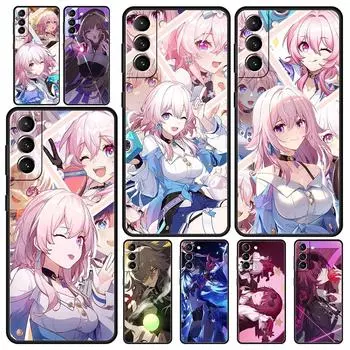 Мягкий чехол для телефона Honkai Star Rail для Samsung Galaxy S24 S23 S22 S20 Ultra S21 FE 5G S10 S9 Plus S10E S8 20, силиконовый чехол из ТПУ Samsung S23 Plus