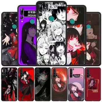 Мягкий чехол для телефона Huawei P30 P40 Lite EP Smart Z Y6 2019 2021 P20 Pro Honor 20 9X Play 9A Cover Funda Anime Kakegurui Jabami Honor 20