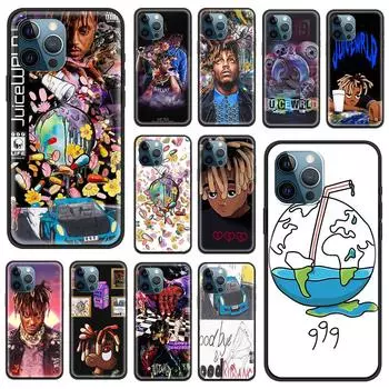 Мягкий чехол для телефона iPhone 11 12 Pro Max XR 7 8 Plus X XS 6 6S 5 5S SE 2020, противоударный чехол, тонкий чехол Rap Juice Wrld Singer iPhone 7 8 SE