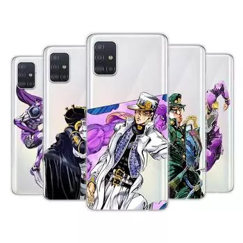 Мягкий чехол для телефона JoJo Bizarre Adventure для Samsung Galaxy A01 A11 A12 A22 A21S A31 A41 A42 A51 A71 A32 A52 A72 A02S Samsung A01Core