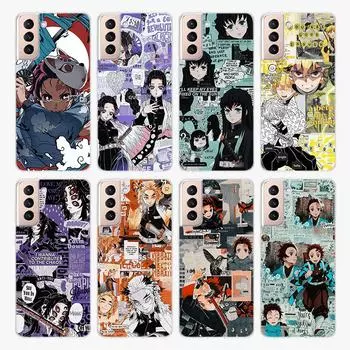 Мягкий чехол для телефона Kamado Nezuko Kimetsu No Yaiba для Samsung Galaxy S22 Pro S21 S20 FE Ultra S10 S10E Lite S9 S8 Plus S7 S6 Edge Samsung S22 Ultra