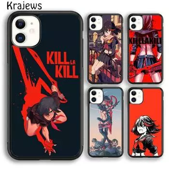 Мягкий чехол для телефона Krajews Anime Kill La Kill для iPhone 14 5 SE 6s 7 8 plus X XR XS 11 12 13 pro max Samsung S21 S22 ultra iPhone 6plus