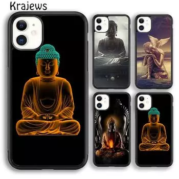 Мягкий чехол для телефона Krajews Buddha budha life для iPhone 14 5 SE 6s 7 8 plus XR XS 11 12 13 pro max Samsung S21 S22ultra Plus iPhone 6plus