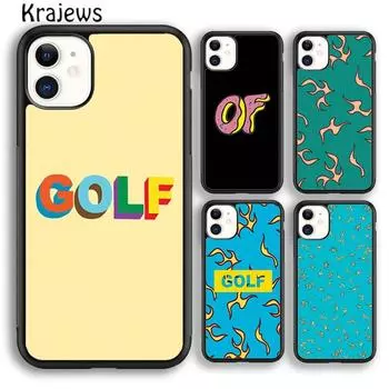 Мягкий чехол для телефона Krajews Golf Blue Flame для iPhone 14 5 SE 6s 7 8 plus X XR XS 11 12 13 pro max Samsung S21 S22 ultra Plus iPhone 6plus