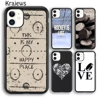 Мягкий чехол для телефона Krajews с хоккейным катком для iPhone 14 5 6s 7 8 plus X XR XS 11 12 13 pro max Samsung Galaxy S21 S22 ultra iPhone 6plus