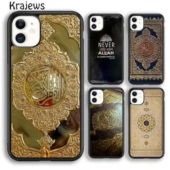 Мягкий чехол для телефона Krajews с исламской книгой для iPhone 14 5S 6S 7 8 plus X XR XS 11 12 13 pro max Samsung Galaxy S21 S22 ultra iPhone 6plus