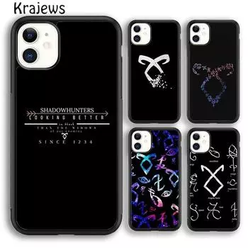 Мягкий чехол для телефона Krajews TV Series Shadowhunters для iPhone 14 5 SE 6s 7 8 plus XR XS 11 12 13 pro max Samsung S21 S22ultra iPhone 6plus