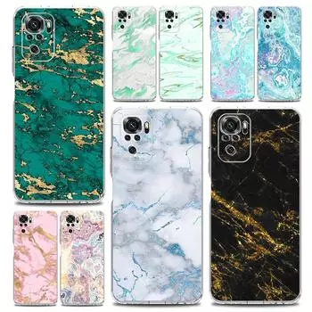 Мягкий чехол для телефона Love Marble для Xiaomi Redmi Note 12 11 9S 9 8 10 Pro Plus 7 8T 9C 9A 8A K40 игровой силиконовый прозрачный чехол Coque Redmi Note 12 4G