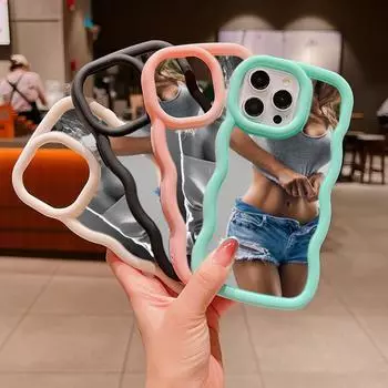 Мягкий чехол для телефона Macaron Big Wave для iPhone 11 12 13 14 15 Samsung A24 A25 A54 A55 Xiaomi Redmi Note 13 Cover A32 Hot Girl Twerk It Swag Art Design for iPhone 6(6s)