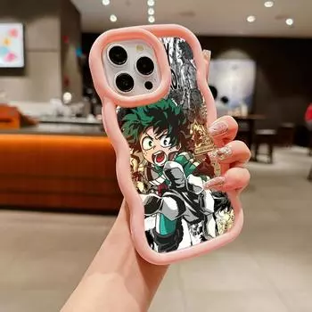 Мягкий чехол для телефона Macaron из ТПУ для Xiaomi Poco X3 X5 X6 M6 Redmi 12C 13C Redmi Note 9 10 11 12 13 Pro 10s 11s 12s, чехол Ae54 аниме My Hero Academia Art Poco X3 NFC(X3)(X3 Pro)