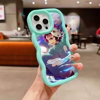 Мягкий чехол для телефона Macaron из ТПУ для iPhone 11 12 13 14 15 Pro Max SE X Xs Max XR 6 7 8 Tecno Camon 19 20 Pro Realme C35 Ae74 Demon Slayer Anime Art for iPhone 6(6s)(7)(8)