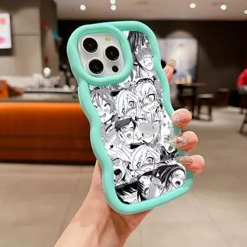 Мягкий чехол для телефона Macaron из ТПУ для iPhone 11 12 13 14 15 Pro Max SE X Xs XR 6s 7 8 Plus Tecno Camon 19 Realme C35 Cover Ae53 Anime Girl Cartoon Japan art for iPhone 6(6s)(7)(8)