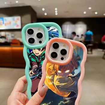 Мягкий чехол для телефона Macaron из ТПУ для Samsung A11 A12 A13 A14 A15 A23 A24 A25 A53 A54 A55 A30 A50 J7 S20 S23 FE S24 Ultra Cover Ae74 Demon Slayer Anime Art Samsung A02S(A03S)(M02S)