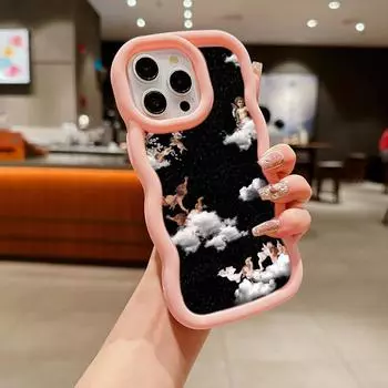 Мягкий чехол для телефона Macaron из ТПУ для Xiaomi Poco X3 X5 X6 M3 M5S M6 Redmi 10C 12C 13C Redmi Note 9 10 11 12 13 Pro 10s 11s 12s, чехол Ae51 Angel art design Poco X3 NFC(X3)(X3 Pro)