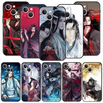 Мягкий чехол для телефона MDZS аниме Mo Dao Zu Shi Wei Wuxian для iPhone 11 12 13 15 14 Pro Max X XR XS 7 8 Plus SE 2020, роскошный чехол iPhone 12Pro Max