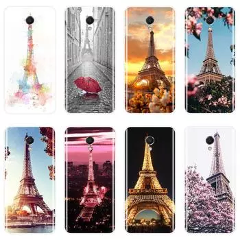 Мягкий чехол для телефона Meizu M2 M3 M5 M6 Note Love Paris, Эйфелева башня, силиконовая задняя крышка для Meizu M6 M6S M6T M5 M5C M5S M3 M3S M2 Meizu M3