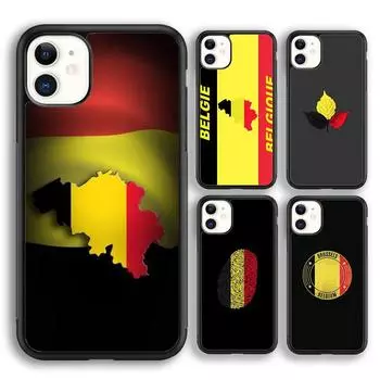 Мягкий чехол для телефона с флагом Бельгии и гербом для iPhone 14 XR X XS Max 5S 6S 7 8 Plus SE 2020 11 12 13 Pro Max Mini Phone Cover iPhone 6plus