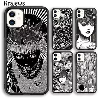 Мягкий чехол для телефона с изображением аниме «Junji Ito Tees Horror» для iPhone 14 5 SE 6s 7 8 plus X XR XS 11 12 13 pro max Samsung S21 S22 iPhone 6plus