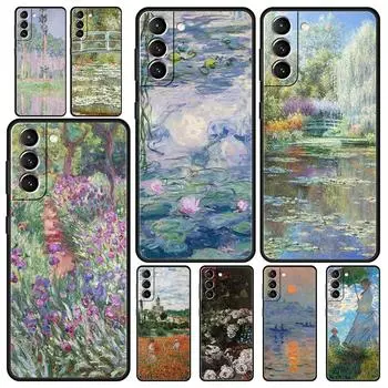 Мягкий чехол для телефона с изображением художника-импрессиониста Клода Моне для Samsung Galaxy S24 S23 S22 S20 Ultra S21 FE 5G S9 Plus S10E S8 20 Samsung S20