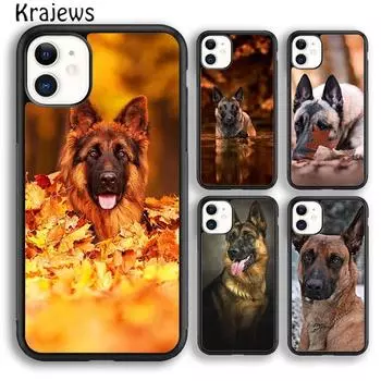 Мягкий чехол для телефона с изображением щенка малинуа бельгийского малинуа для iPhone 14 5 SE 6s 7 8 plus X XR XS 11 12 13 pro max Samsung S21 S22 ultra iPhone 6plus