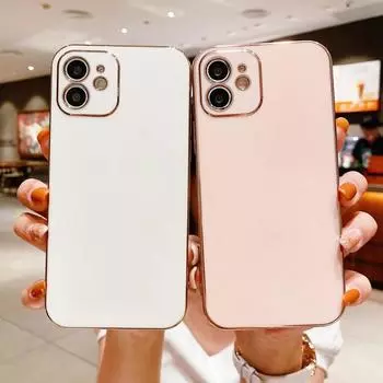 Мягкий чехол для телефона с квадратным краем и роскошным покрытием из ТПУ для OPPO Reno Realme Realme 10 ярко-зеленый