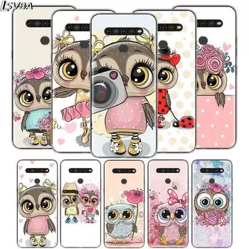 Мягкий чехол для телефона с милым животным Сова для LG V60 V50S V50 G8X G8S G8 G7 ThinQ 5G K61 K51S K41S K30 K20 Q60 Q9 LG K20 2019