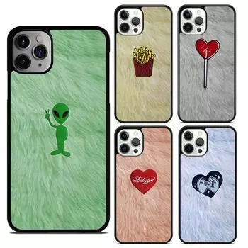 Мягкий чехол для телефона с пушистым рисунком и нашивками для iPhone 14 XR X XS Max 5S 6S 7 8 Plus SE 2020 11 12 13 Pro Max, мини-чехол для телефона iPhone 6plus