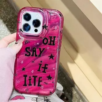 Мягкий чехол для телефона с ремешком-цепочкой для iPhone 11, чехол для iPhone 14, 15, 13, 12 Pro Max XR 7, 8 Plus, XS SE 2020, силиконовый чехол со звездой Y2K For iPhone 11