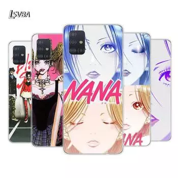 Мягкий чехол для телефона с рисунком аниме «НАНА» для Samsung Galaxy A01 A11 A12 A22 A21S A31 A41 A42 A51 A71 A32 A52 A72 A02S Samsung A01