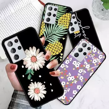 Мягкий чехол для телефона с рисунком ромашки и ананаса для девочек и мальчиков Redmi 10