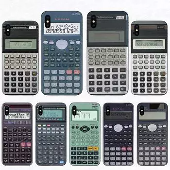 Мягкий чехол для телефона с уникальным дизайном калькулятора для iPhone SE 2020 11 pro max XS X XR 7 8 6S 6 Plus5S Забавный чехол из ТПУ в виде ракушки Funda iPhone SE2020