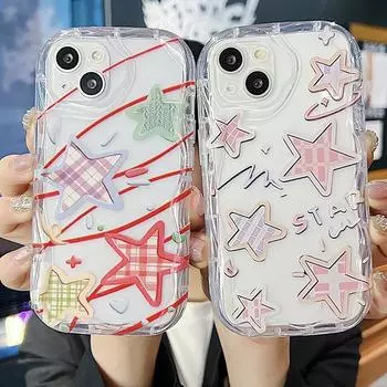 Мягкий чехол для телефона Samsung A55 S24 Ultra A35 A54 A53 A34 S23 IPhone 15 11 Reno 11 8T Realme C55 C53 C67 Xiaomi 13T Redmi Note 13 Note 12 Pro Infinix Hot 10 Play