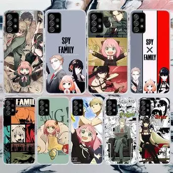Мягкий чехол для телефона «Spy Family Anime» для Samsung Galaxy A52 A53 A12 A13 A22 A23 A32 A33 A72 A73 5g A02s A03s A50s с узором Samsung A32 5G