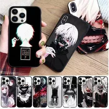 Мягкий чехол для телефона Tokyo Ghoul аниме Kaneki Ken для iphone 14pro 11pro 12 13pro max 5 6s xs 7 8plus SE xr 12mini Coque, чехлы Iphone 5 5S