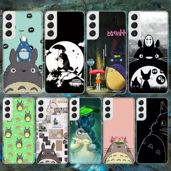 Мягкий чехол для телефона Totoro Studio Ghibli с аниме для Samsung Galaxy M12 M21 M30s M31 M32 Note 20 Ultra 10 Lite 9 8 J4 J6 Plus + M51 M5 Galaxy Note 20 Ultra