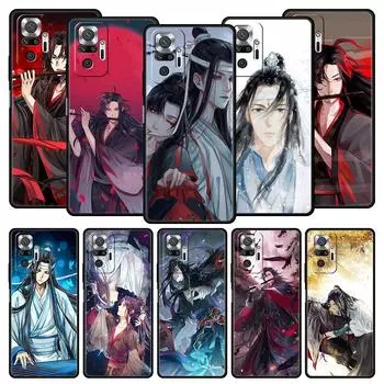 Мягкий чехол для телефона Xiaomi Redmi Note 10 11 9 8 Pro 9S 7 8T 9T 9A 8A 9C K50 K40 игровой чехол MDZS аниме Mo Dao Zu Shi Wei Wuxian Redmi Note 8 Pro
