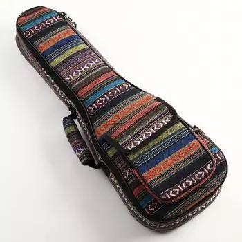 Мягкий чехол для укулеле в этническом стиле GONKISS (Концерт)